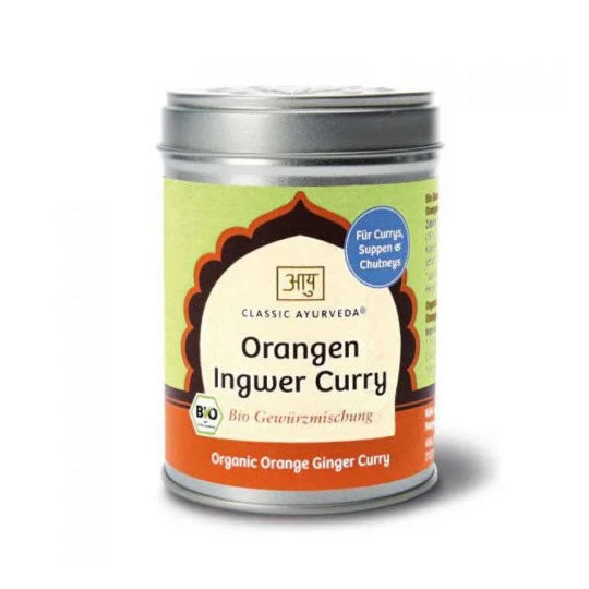 Orangen Ingwer Curry Gewürzmischung, Bio 50g