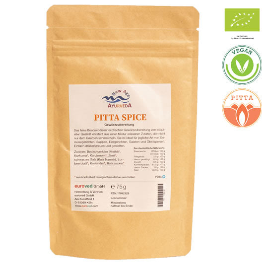 Pitta Gewürzzubereitung, Bio, 75gr | Kräuter & Gewürze | euroved